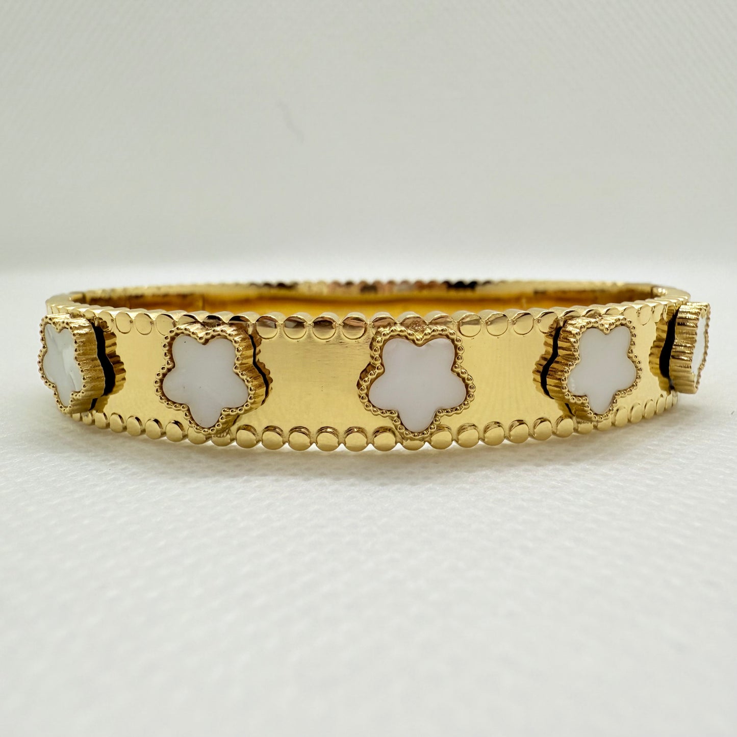 Bracciale rigido fiorellini