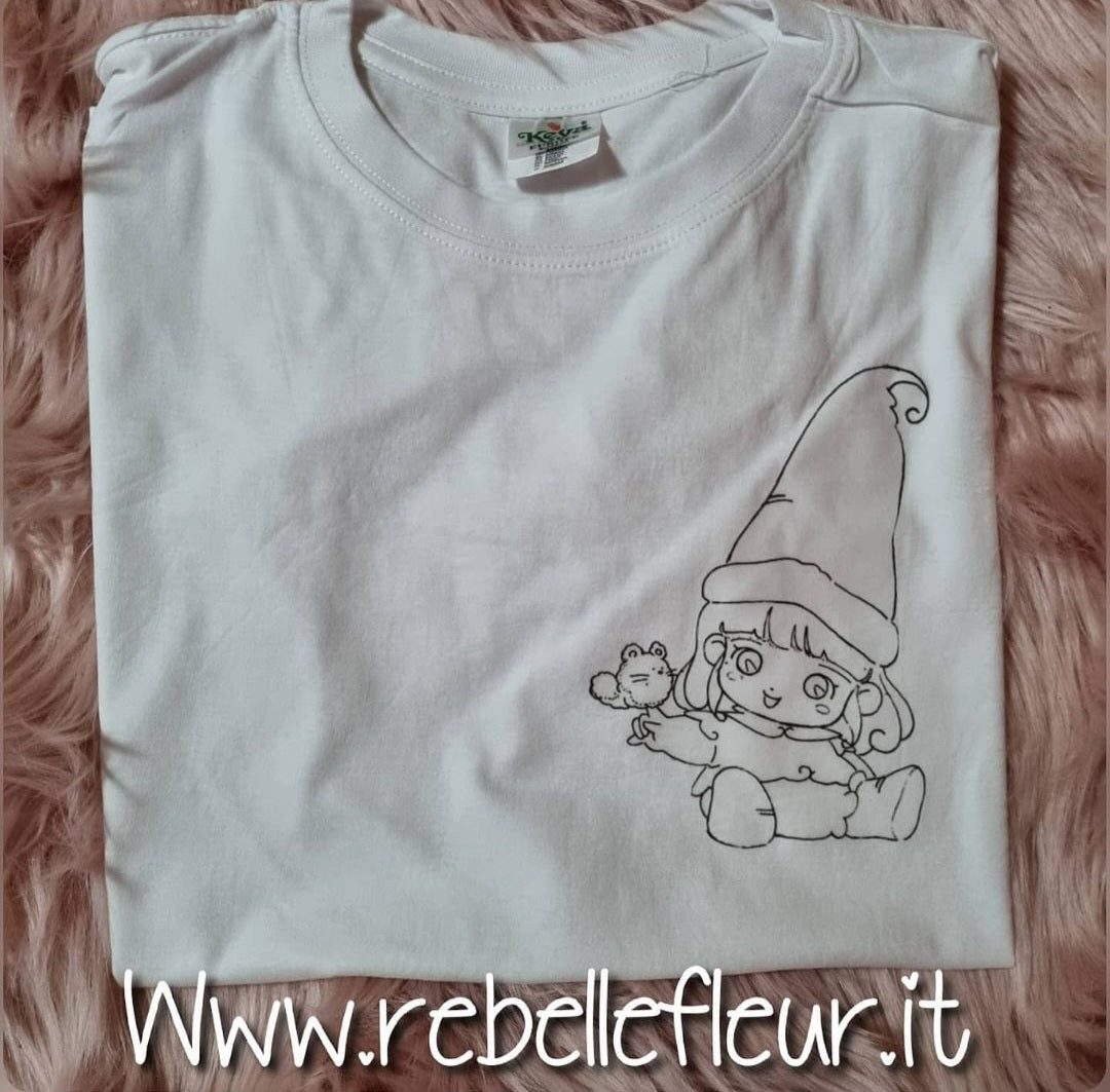 T-shirt memole laterale