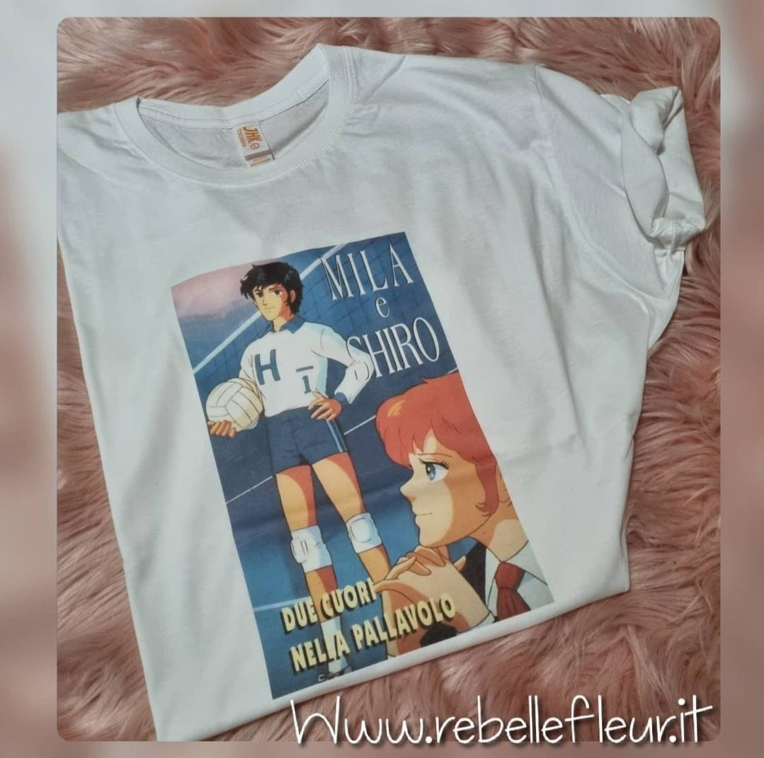 T-shirt Mila e Shiro