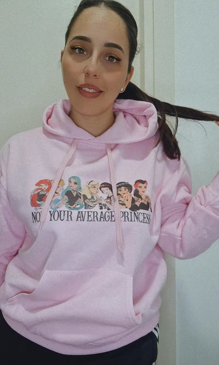 Felpa con cappuccio Not your princess