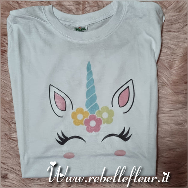 T-shirt unicorno bimba