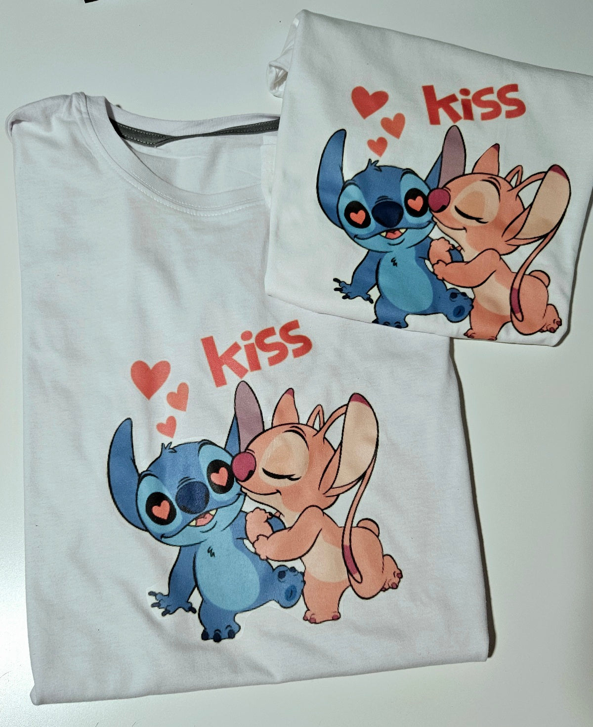 Coppia di T-shirt stitch