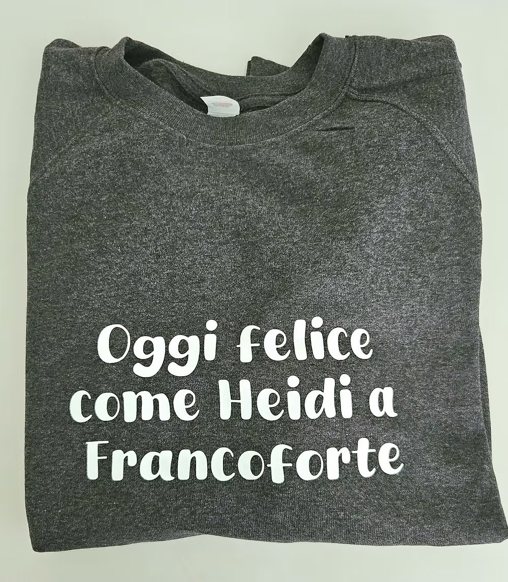 Felpa felice come Heidi