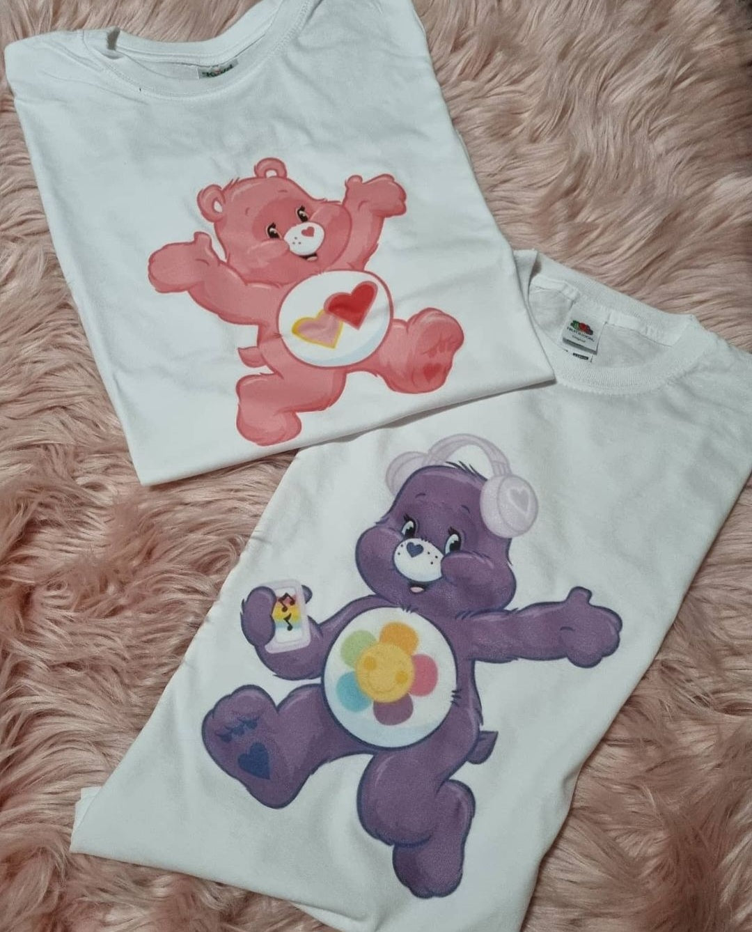 T-shirt orsetti del cuore rosa TAGLIA L