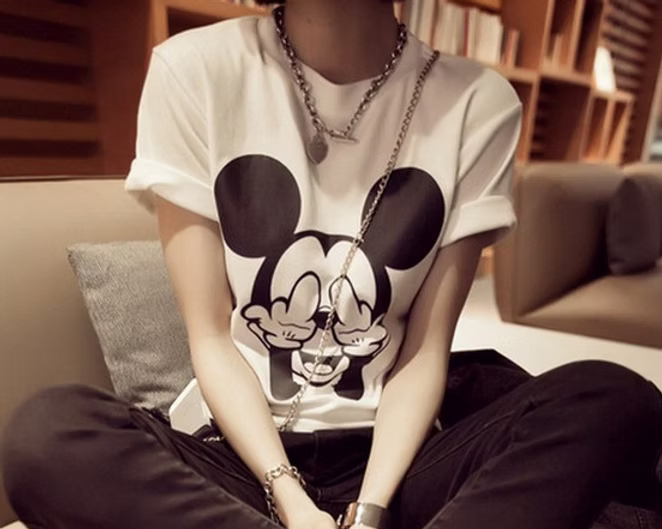T-shirt topolino f**ck