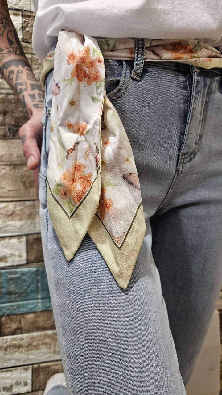 Jeans foulard