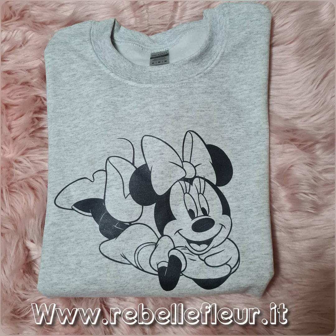 Felpa Minnie pensierosa TAGLIA L