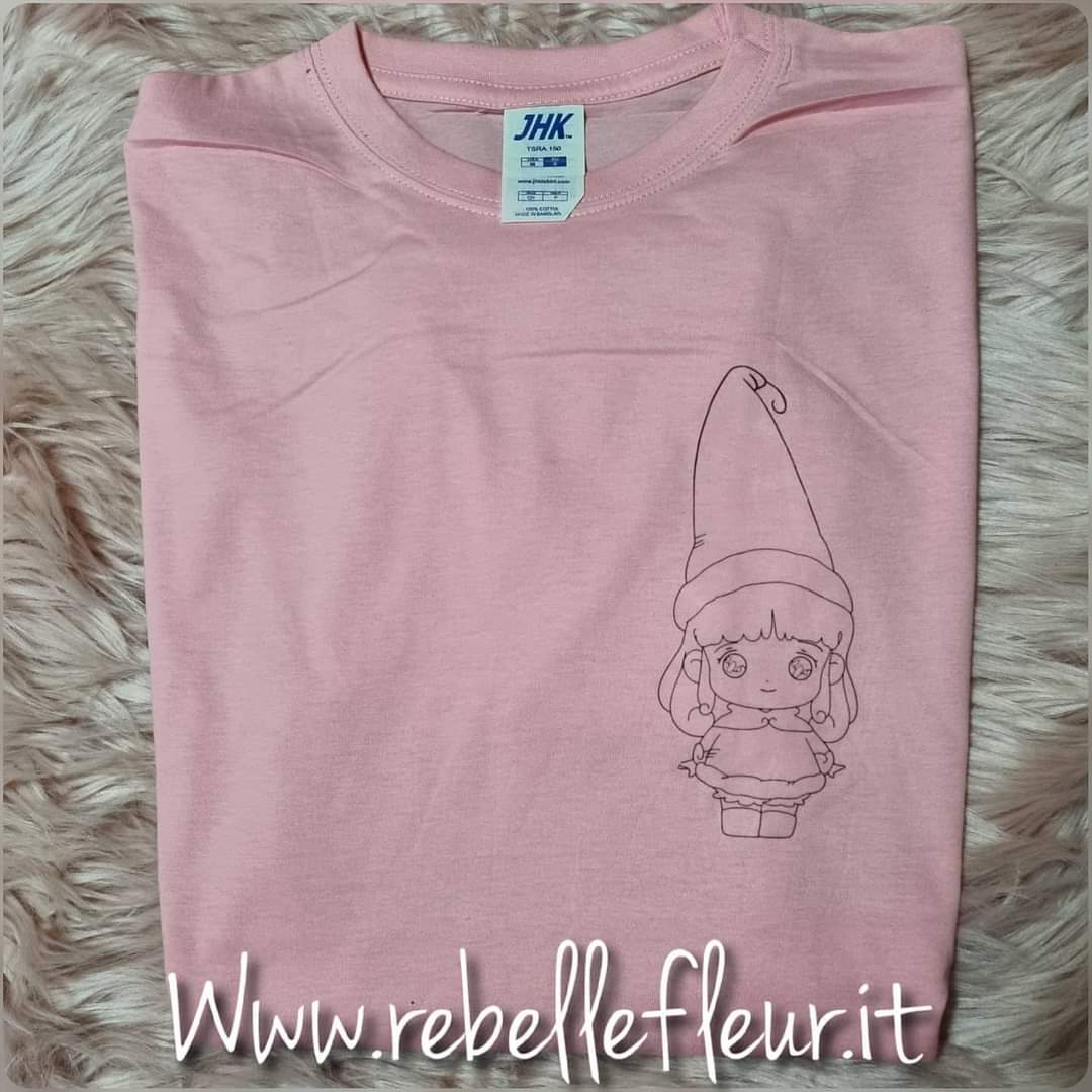 T-shirt Memole rosa TAGLIA L