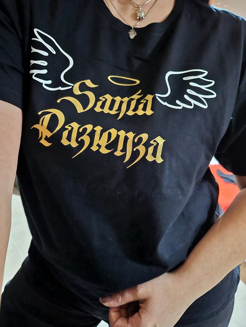 T-shirt santa pazienza