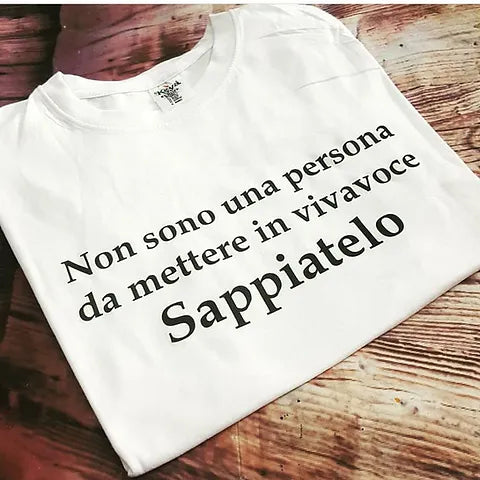 T-shirt vivavoce TAGLIA L