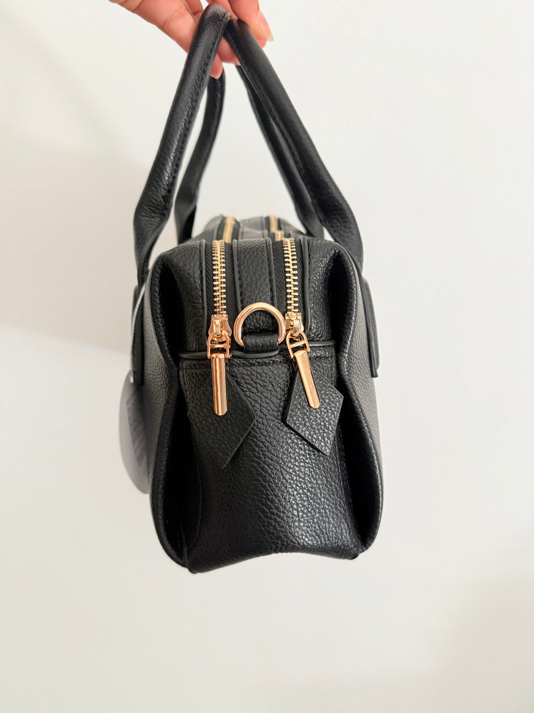 Twin zip bag nera