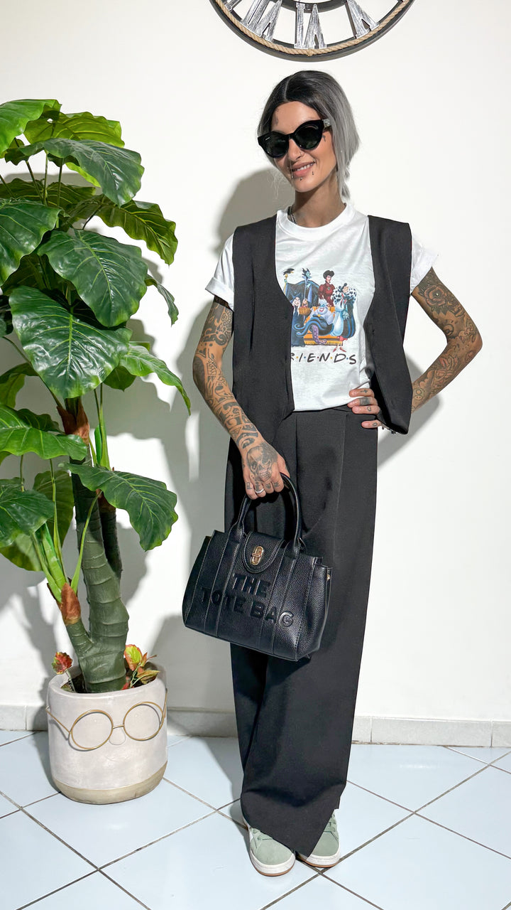 Coordinato Gilet Nero
