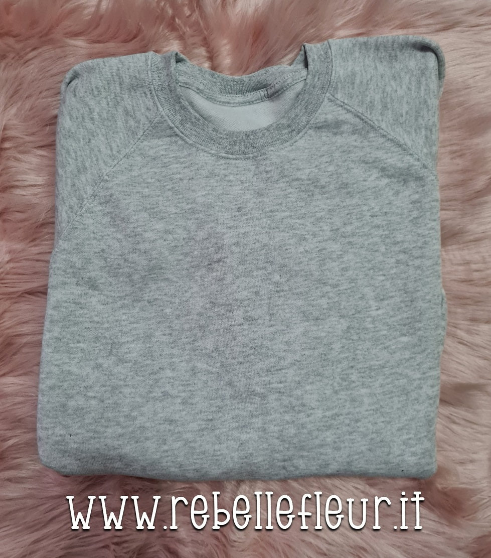 Felpa con scritta a scelta personalizzata