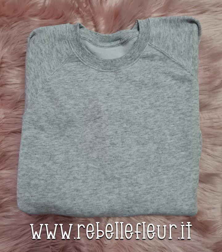 Felpa con scritta a scelta personalizzata