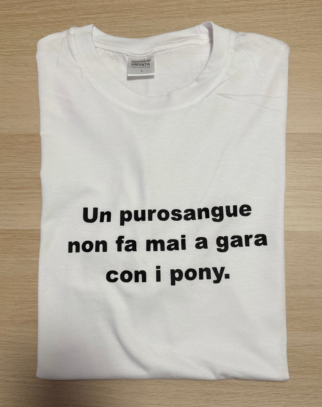 T-shirt purosangue