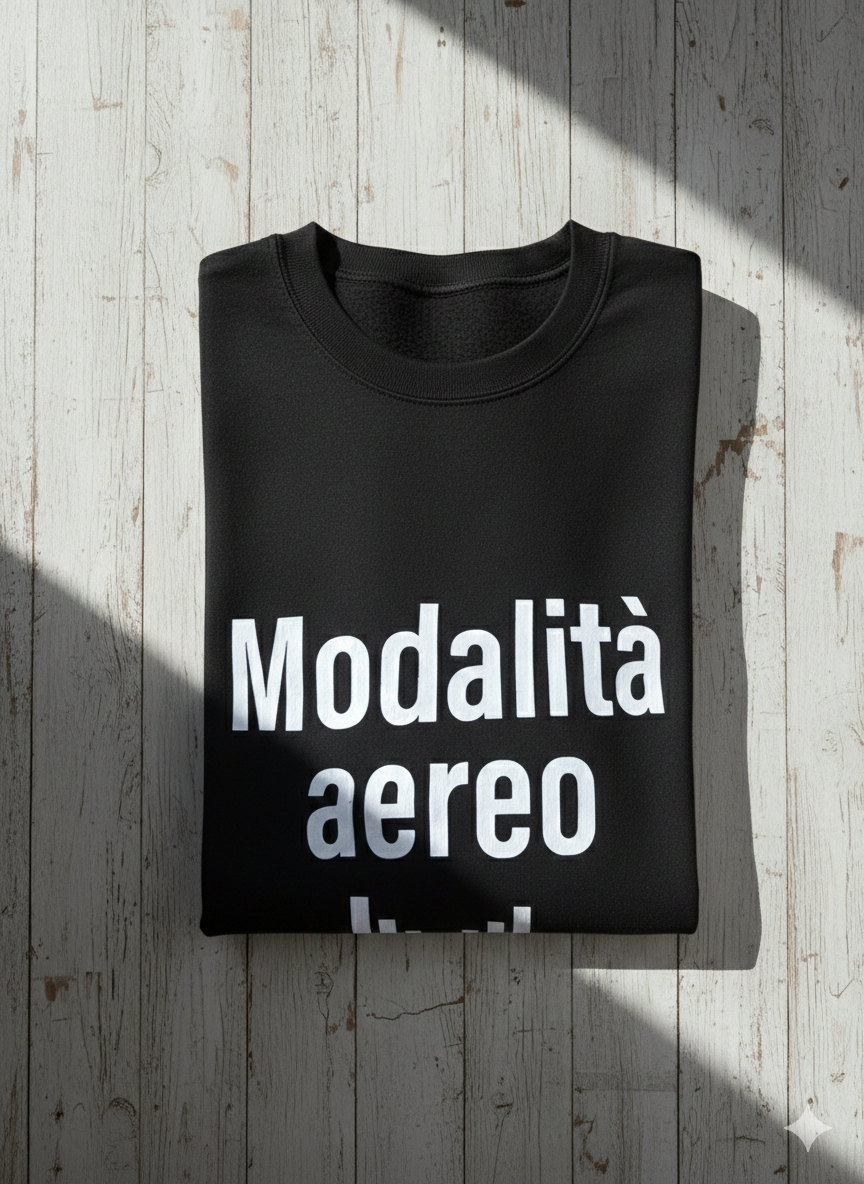 Felpa modalità aereo