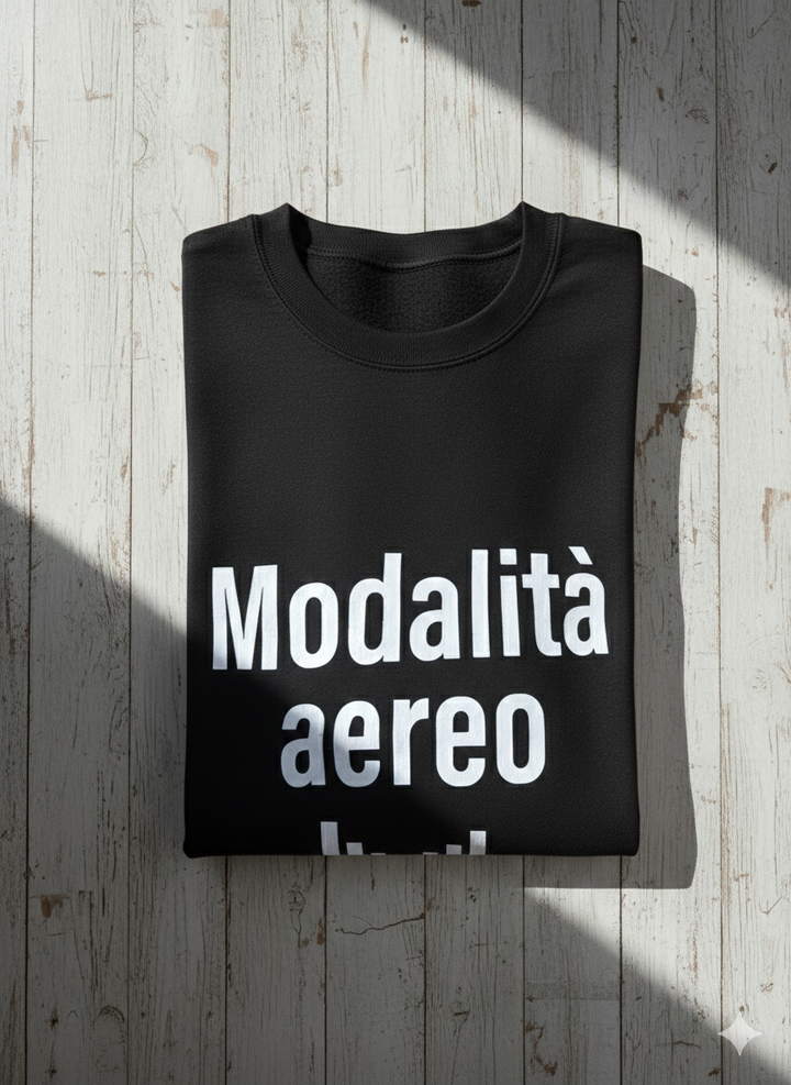 Felpa modalità aereo