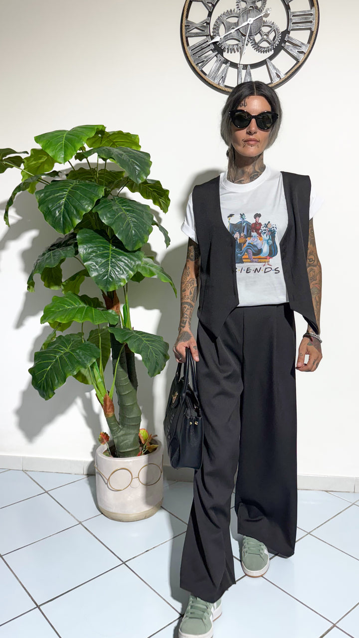 Coordinato Gilet Nero