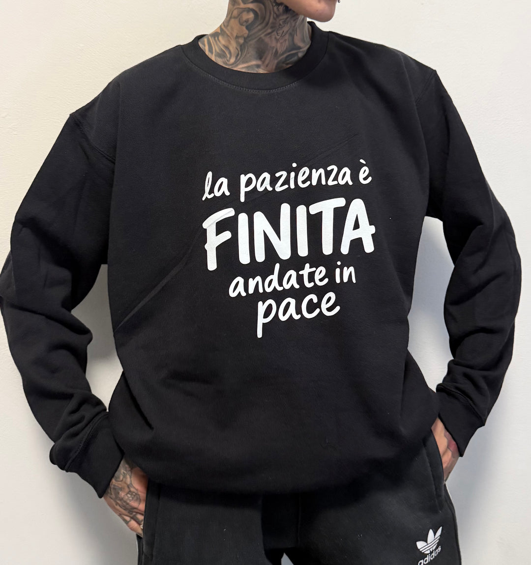 Felpa la pazienza è finita