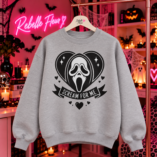 Felpa Scream for me