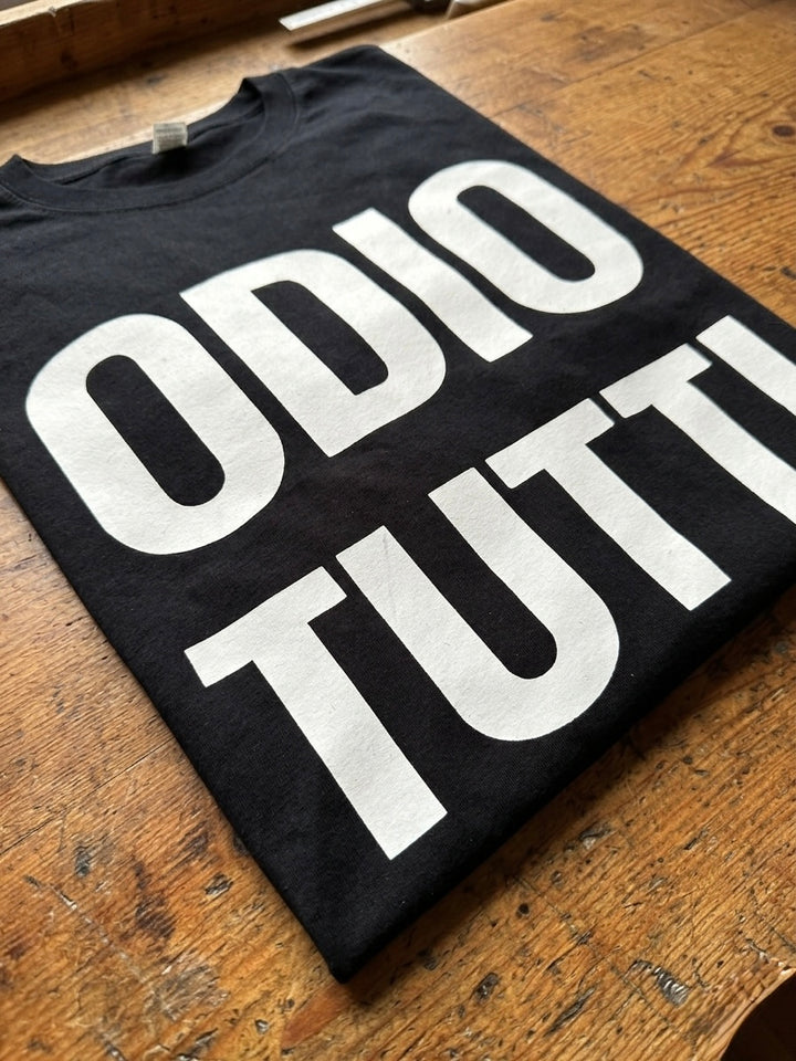 T-shirt Odio tutti Velluto OVERSIZE