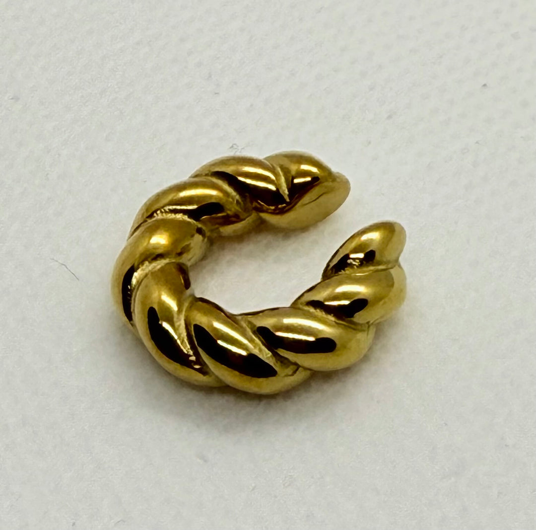 Earcuff gold Torchon