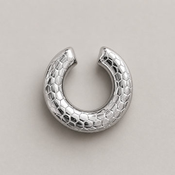 Earcuff silver pitonato
