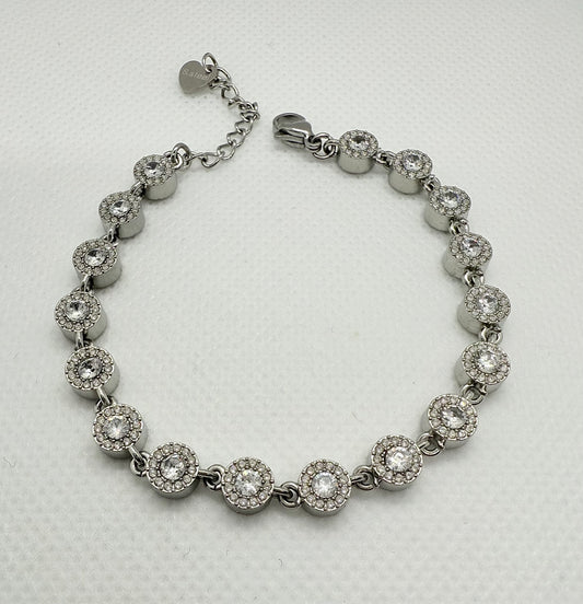 Bracciale Diamond classy silver