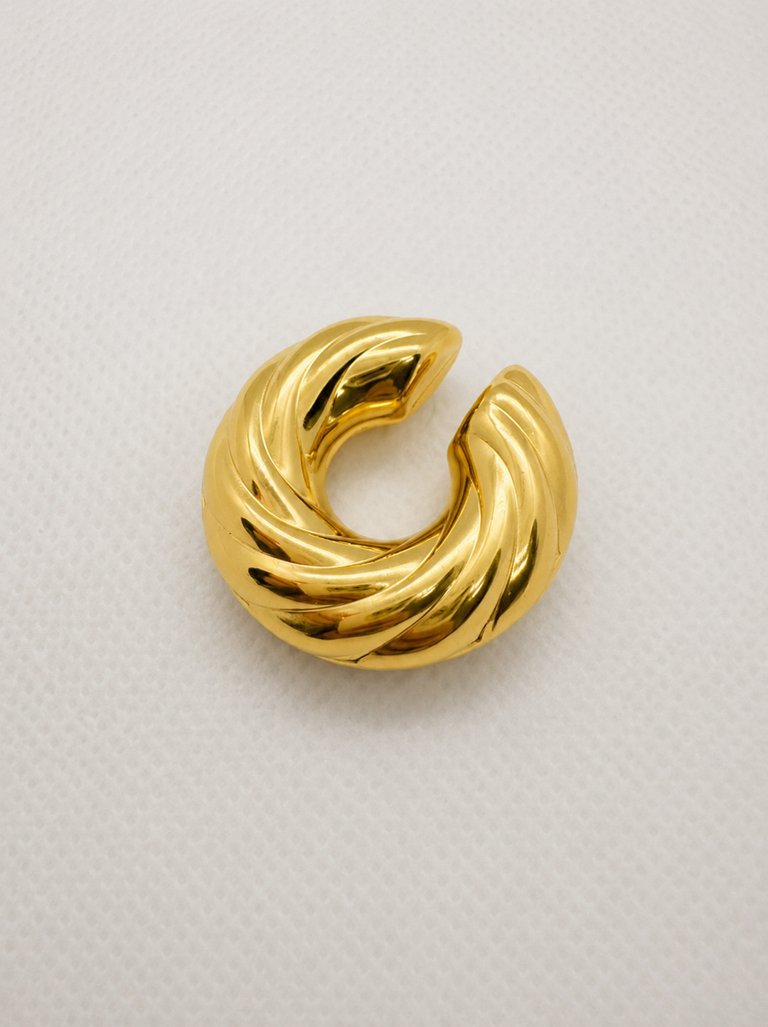 Earcuff Big Torchon Gold