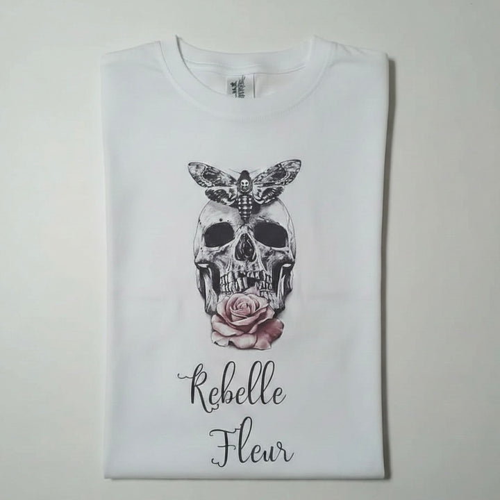 T-shirt rebelle fleur