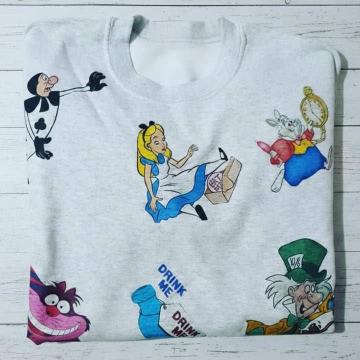 Felpa Alice in wonderland