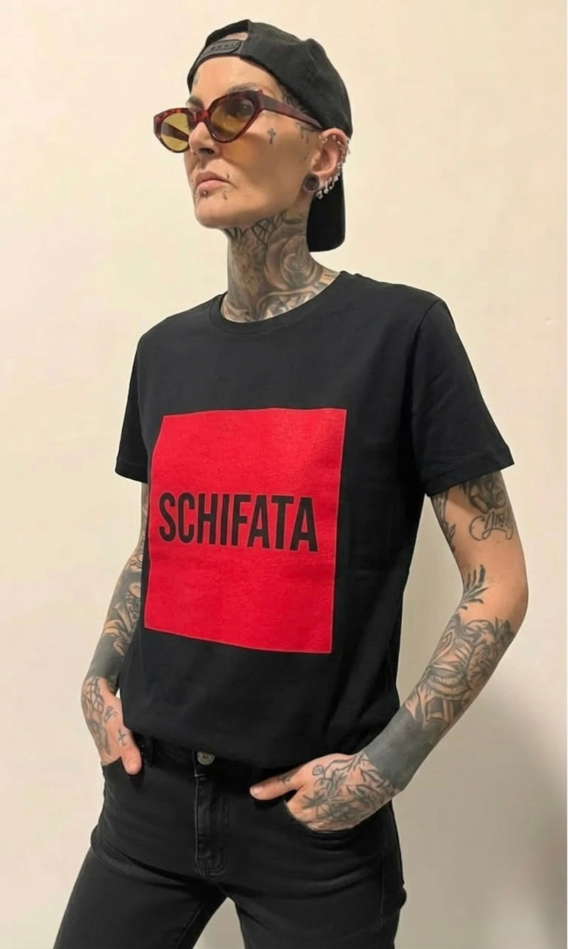 T-shirt Schifata velluto