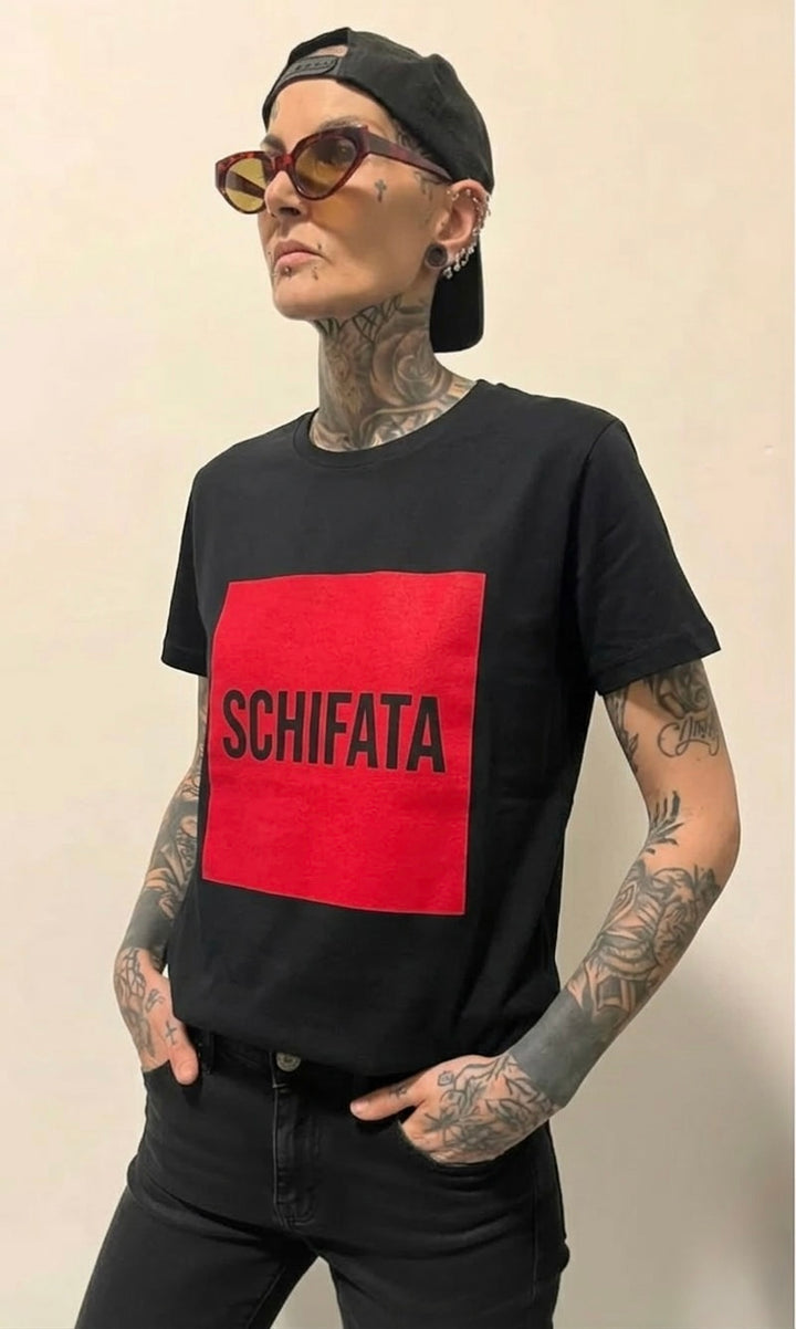 T-shirt Schifata velluto