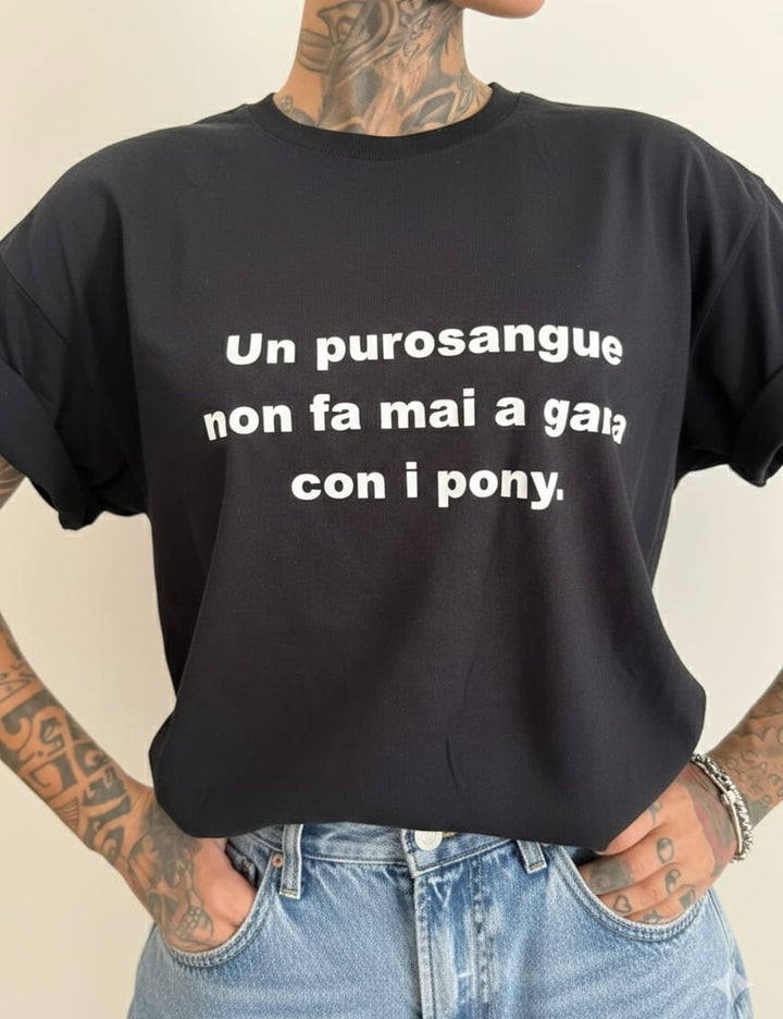 T-shirt purosangue