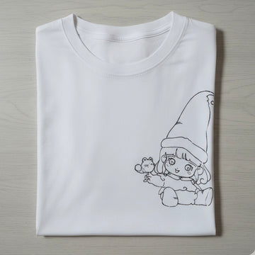 T-shirt memole laterale