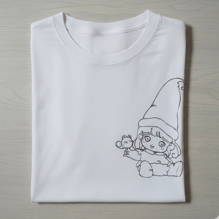 T-shirt memole laterale