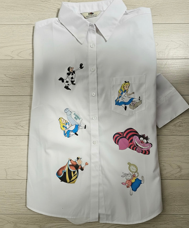 Camicia Alice in wonderland