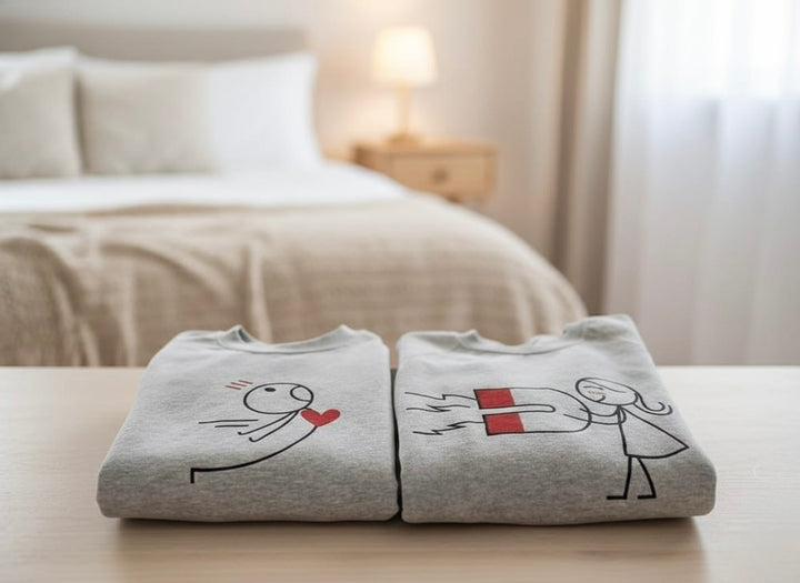 Coppia di felpe calamita