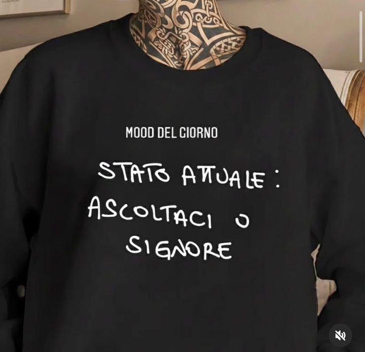 Felpa ascoltaci signore