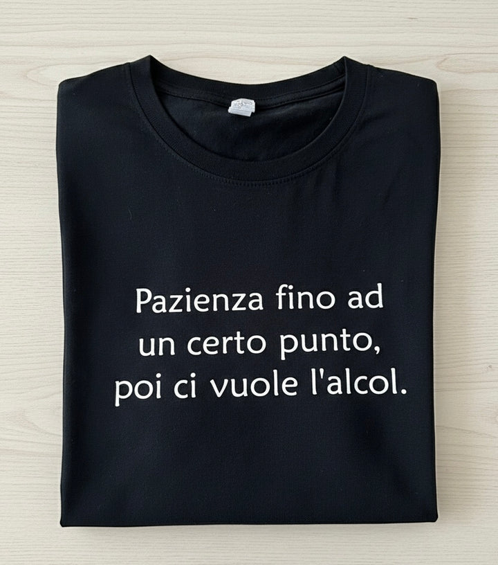 T-shirt alcool