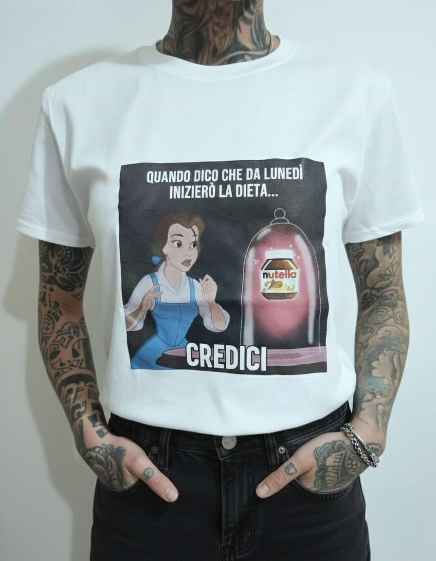T-shirt Credici dieta