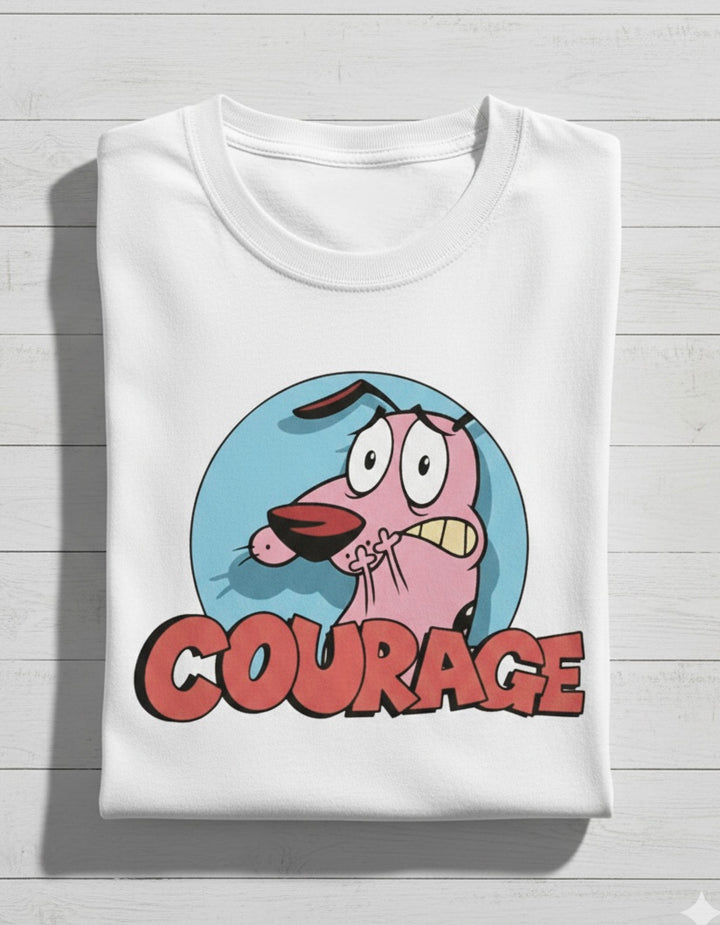 T-shirt Leone il cane fifone