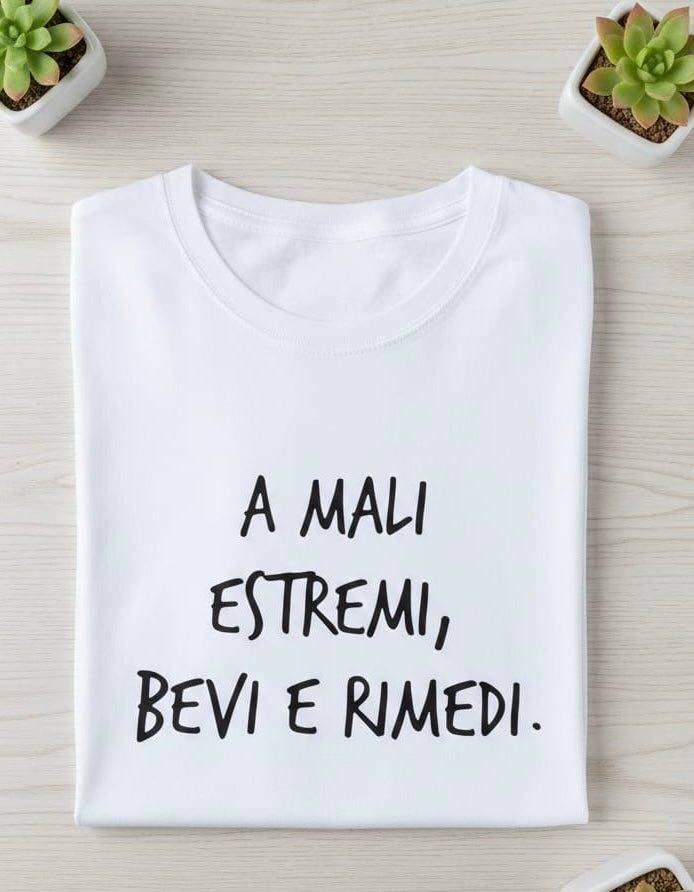 T-shirt a mali estremi