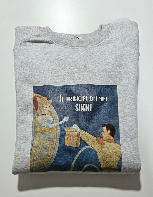 Felpa principe dei sogni