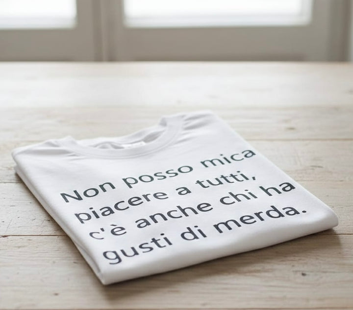 T-shirt non posso piacere a tutti