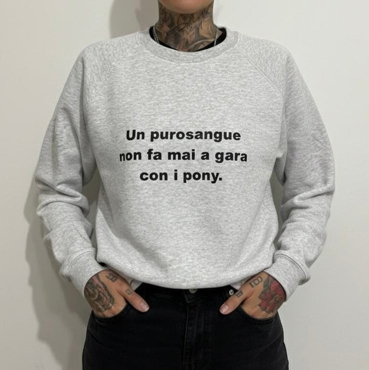 Felpa purosangue