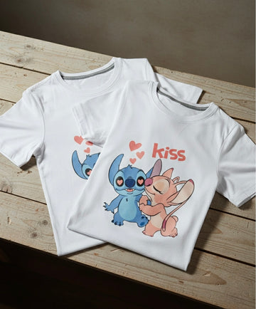 Coppia di T-shirt stitch