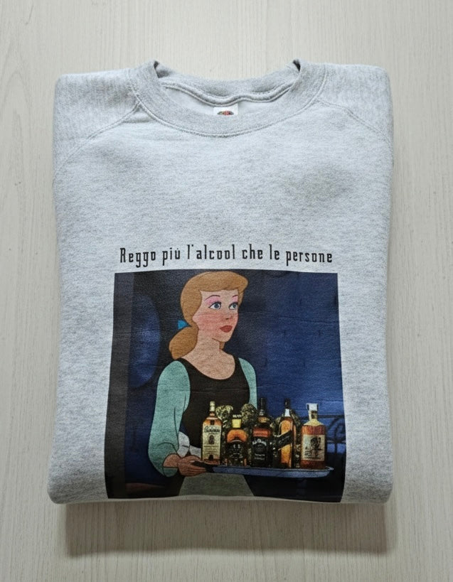 Felpa reggo più l'alcool