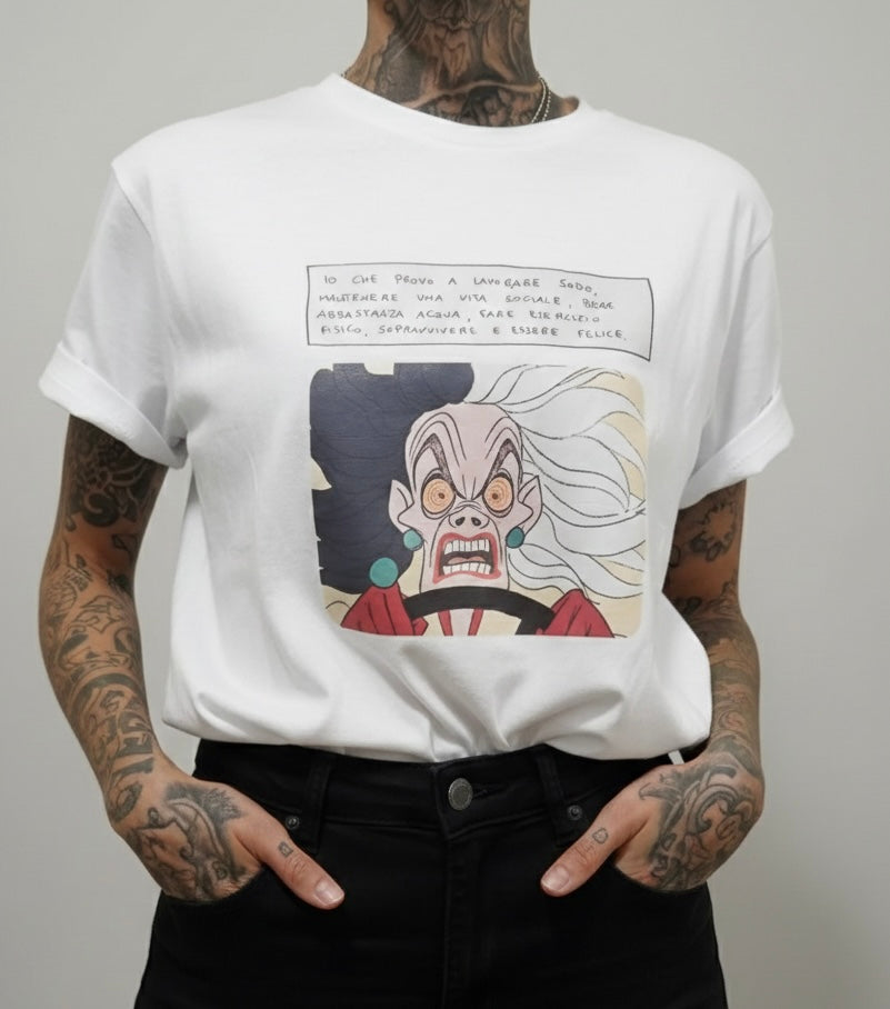 T-shirt Crudelia Crazy