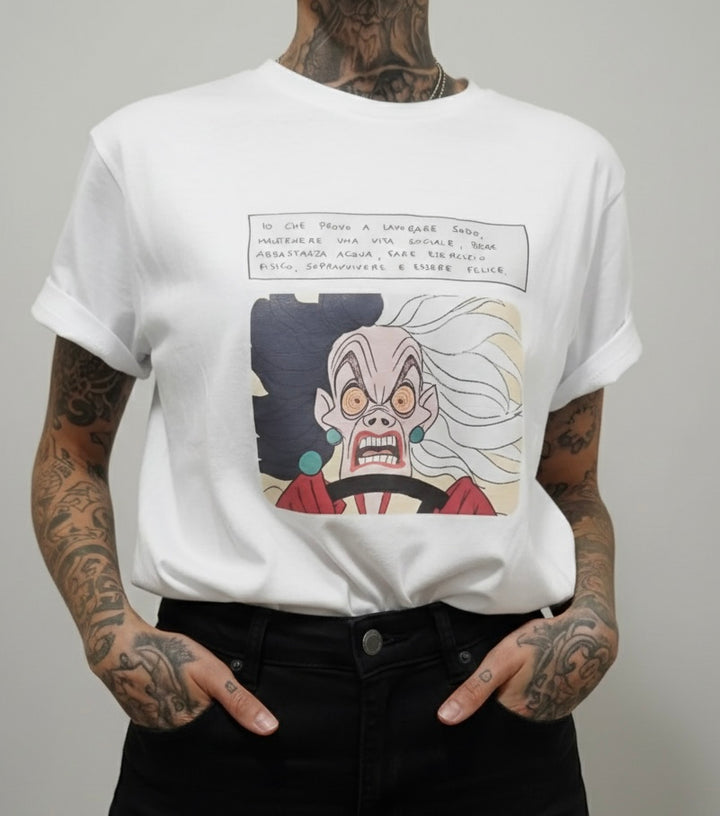 T-shirt Crudelia Crazy